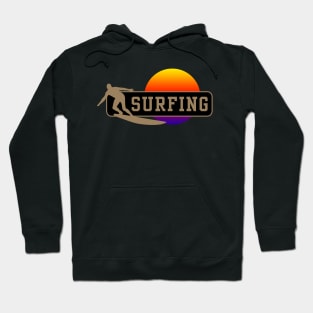 Amazing Surfing Sport Design Hoodie
